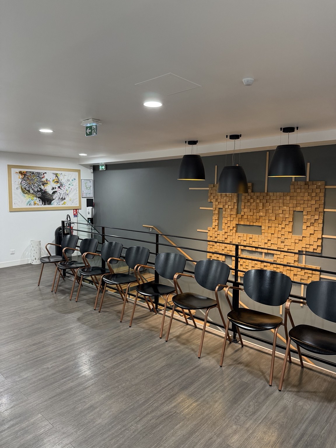 Salle d’attente du cabinet Langlois à Antony